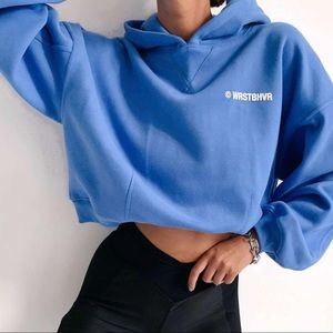 WRSTBHVR Berlin ‘Corby’ cropped hoodie